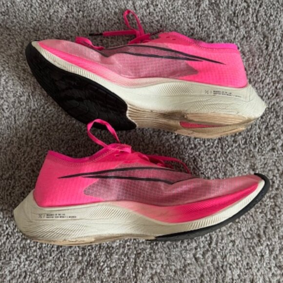 Nike ZoomX Vaporfly Electric Pink Blast Men's AO4568-600 - Picture 6 of 8